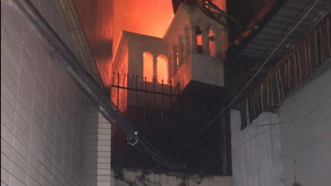 Hiện trường vụ cháy ngôi nhà 2 tầng tại quận Hoàng Mai, TP Hà Nội