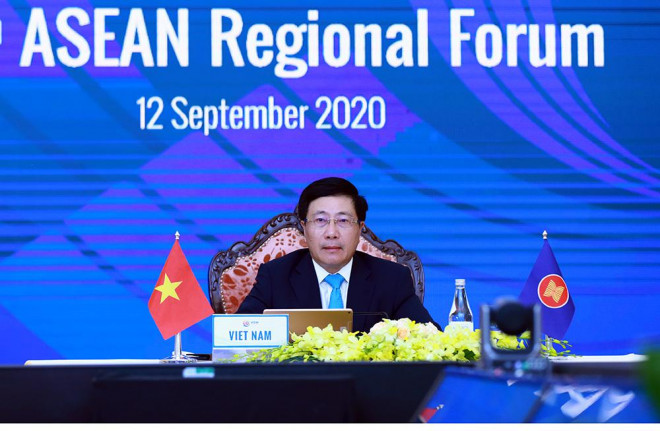 Phó Thủ tướng, Bộ trưởng Ngoại giao Phạm Bình Minh chủ trì Hội nghị - Ảnh: Bộ Ngoại giao