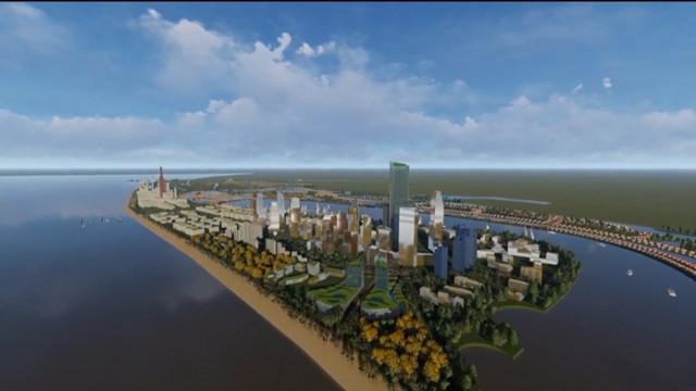 Phối cảnh "siêu" dự án khu du lịch, đô thị Cồn Vành - Cồn Thủ ở Tiền Hải, Thái Bình rộng hơn 3.000ha, tổng giá trị đầu tư 3.500 tỷ đồng (nguồn ảnh: Internet)
