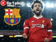 Bóng đá - Liệu Salah có gây sốc, bỏ Liverpool về Barca đá cặp Messi? (Clip 1 phút Bóng đá 24H)