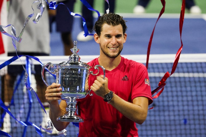 Thiem nâng cao chức vô địch US Open năm nay