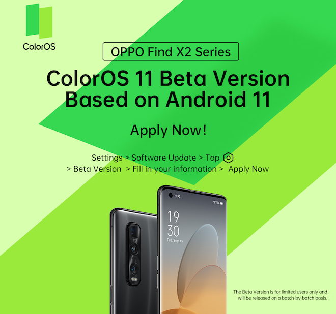 Các bước cập nhật ColorOS 11 beta cho smartphone trong lộ trình đã định.