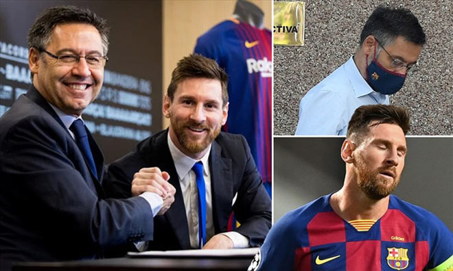 Mối quan hệ giữa Chủ tịch Bartomeu và Messi xấu dần đi ở Barca