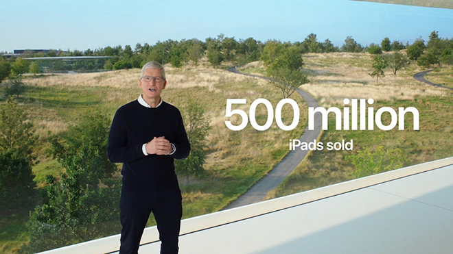 Apple đã bán ra 500 triệu chiếc ipad sau 10 năm.