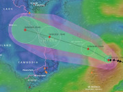 Tin tức trong ngày - Bão số 5 bắt đầu mạnh thêm, miền Trung sắp hứng đợt mưa lớn