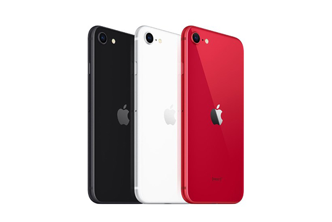 3 phiên bản màu của iPhone SE mới.