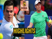 Thể thao - Video tennis Raonic – Lajovic: Kịch chiến 3 set, bất ngờ địa chấn (Vòng 2 Rome Masters)