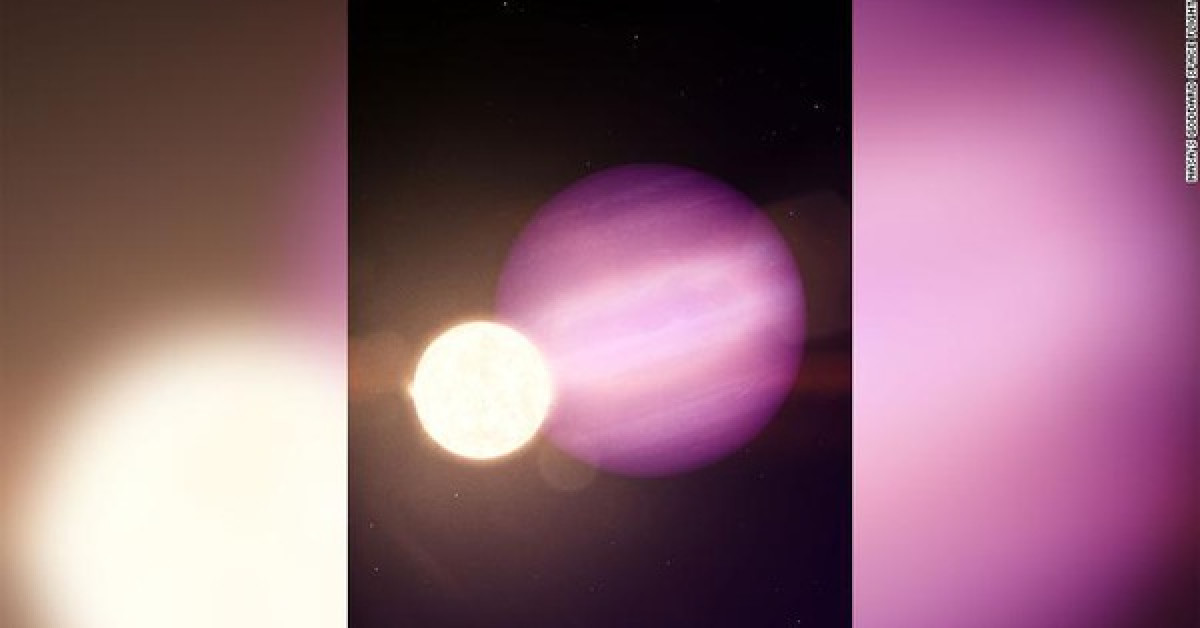 Ảnh đồ họa từ dữ liệu NASA mô tả hệ sao ma vừa được tìm thấy - ảnh do nhóm nghiên cứu cung cấp