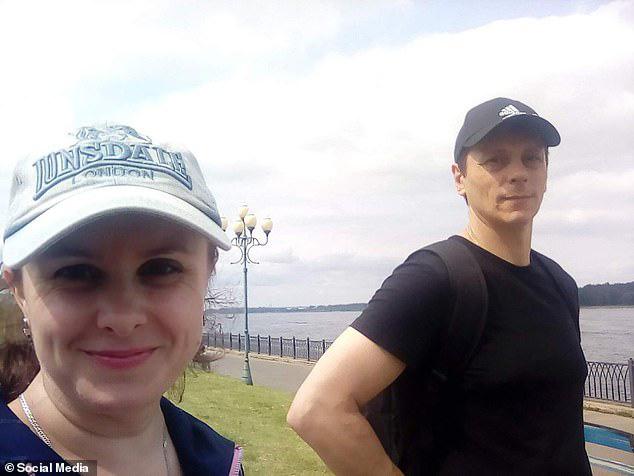 Kẻ sát nhân Vitaly Molchanov và bà Valentina Saprunova. Ảnh: Daily Mail