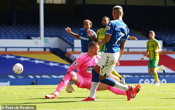 Trực tiếp bóng đá Everton - West Brom: Cú hat-trick choáng váng (Hết giờ) - 7