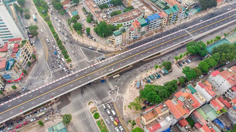 Sau khi hoàn thành, cầu vượt sẽ kết nối 3 quận của nội thành Hà Nội gồm Bắc Từ Liêm, Cầu Giấy và Tây Hồ góp phần giải quyết tình trạng ùn tắc giao thông.