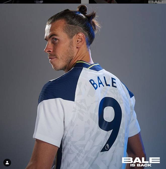 Bale sẽ mang áo số 9 ở Tottenham mùa này