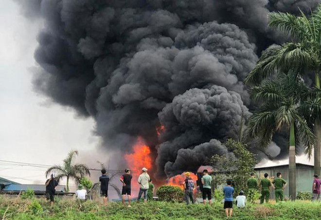 Một vụ cháy lớn gần đây tại Hà Nội