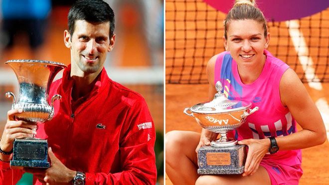 Djokovic nhận phần thưởng hơn Halep 10 euro