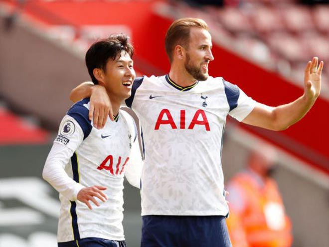 Son Heung Min và Harry Kane có 4 lần "tìm thấy nhau" ở trận gặp Southampton