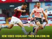 Bóng đá - Video highlight trận Aston Villa - Sheffield United: Thẻ đỏ tai hại, người hùng 11m