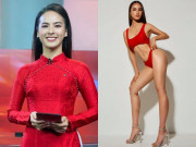 Giải trí - Loạt ảnh bikini khác xa trên sóng của nữ MC &quot;mê thi hoa hậu nhất VTV&quot;