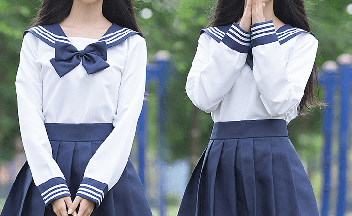 Giảm giá Bộ đồng phục học sinh Nhật Bản Hàn Quốc áo thủy thủ ái hải quân  chân váy xếp li seifuku - Mua Thông Minh