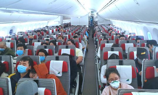 Chuyến bay đưa công dân Việt Nam từ Úc về nước do Bamboo Airways thực hiện hôm 6-9