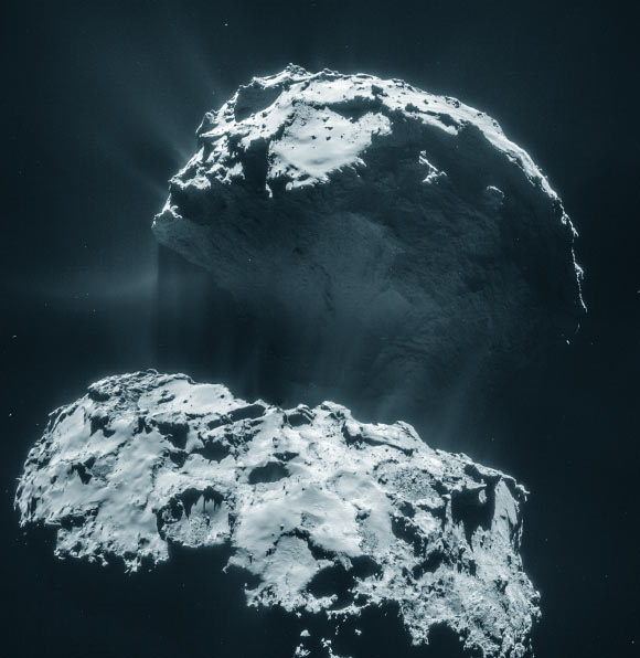 Hình ảnh cận cảnh về sao chổi Rosetta - ảnh: ESA