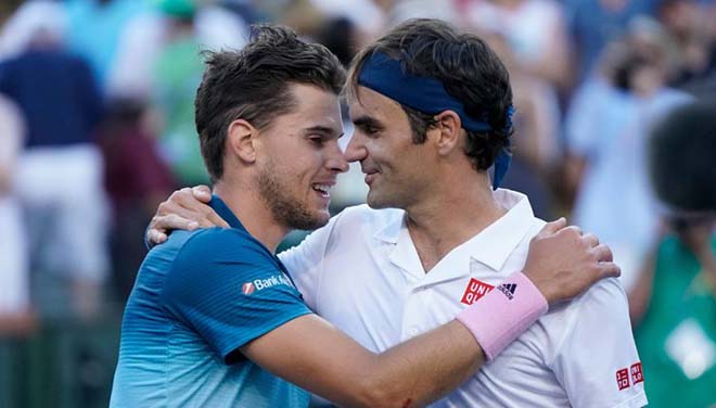 Thiem là cái tên mà Federer có thể kỳ vọng