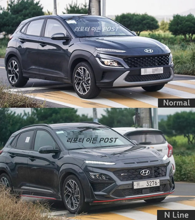 Ảnh thực tế Hyundai Kona N Line 2021 lăn bánh trên đường phố - 2