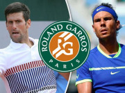 Thể thao - Lịch thi đấu đơn nam giải tennis Roland Garros 2020