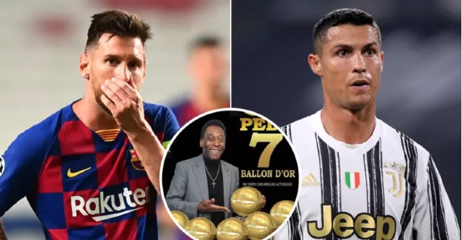 Messi, Ronaldo thua Pele