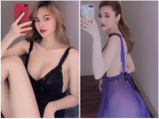 Đời sống Showbiz - Chân dài quê Hà Tĩnh diện váy ngủ sexy chụp ảnh nhạy cảm có vượt mặt dàn mỹ nhân này