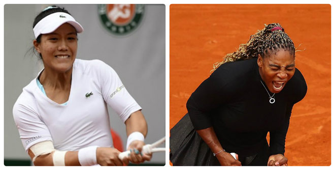 Hai set đấu giữa Kristie Ahn và Serena Williams chứng kiến những kịch bản hết sức trái ngược