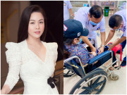 Đời sống Showbiz - Nhật Kim Anh ngã rách dây chằng, phải ngồi xe lăn khiến fan lo lắng