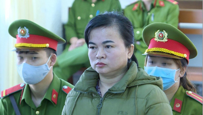 Bà Nguyễn Thị Nga chủ mưu cùng con trai giết chồng.