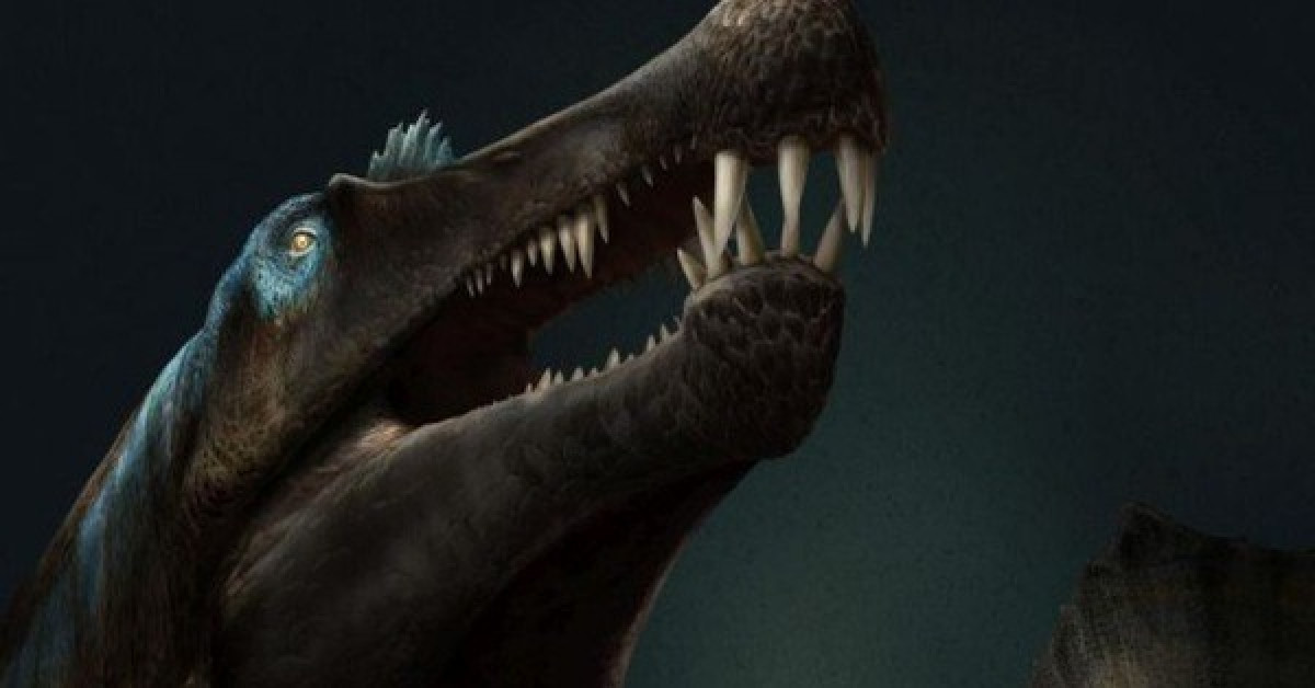 Ảnh đồ họa mô tả quái vật Spinosaurus - Ảnh: ĐẠI HỌC PORTSMOUTH