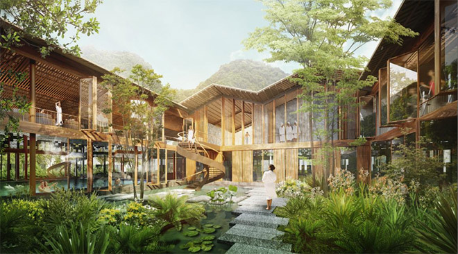 Không gian nghỉ dưỡng gần gũi thiên nhiên, mang đậm tính văn hóa bản địa tại Apec Mandala Resort &amp; Spa Hòa Bình