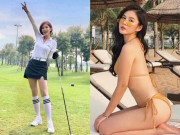 Đời sống Showbiz - Nữ MC nóng bỏng phản pháo khi bị tố &quot;ra sân golf để săn đại gia&quot;