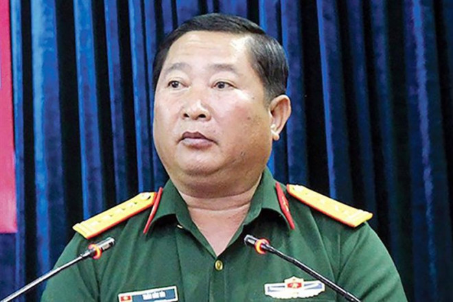 Thiếu tướng Trần Văn Tài khi còn là đại tá