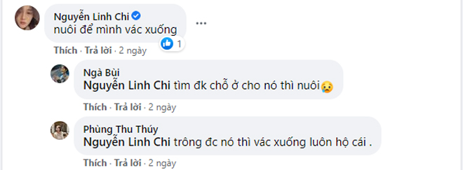 Linh Chi gạ mang cún cưng lên trung tâm huấn luyện của CLB Ngân hàng Công Thương cho Bùi Thị Ngà nuôi