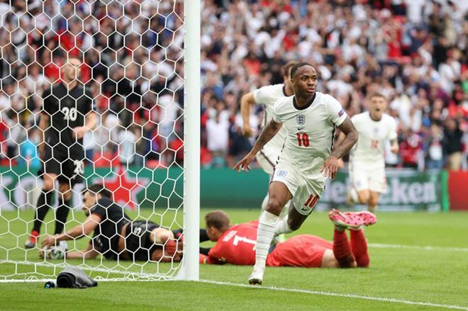 3 trong 4 bàn thắng của ĐT Anh trong 4 trận đã qua ở EURO 2020 là do Raheem Sterling ghi&nbsp;