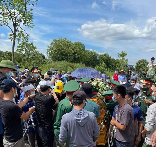 Lễ tang quân nhân Trần Đức Đô