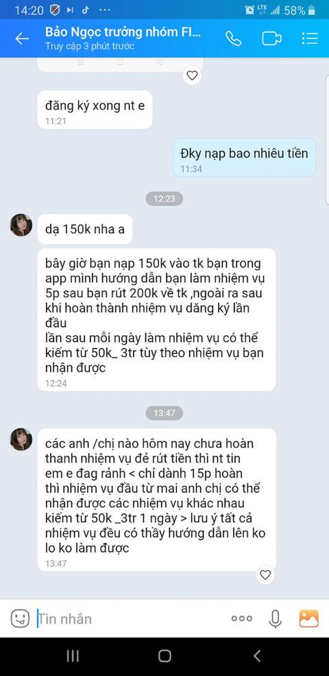 Hướng dẫn, mời chào tham gia kiếm tiền trên mạng.