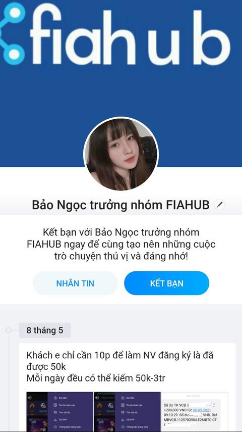 Tên một số thành viên, tài khoản trong các nhóm, mạng xã hội Zalo đăng tải nội dung mời chào khách hàng kiếm tiền.