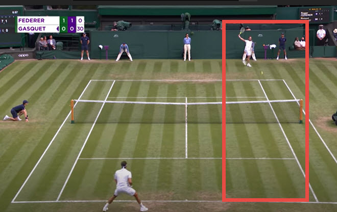 Tuyệt chiêu Wimbledon: Zverev “chào cờ” vì cú lốp, Federer dính đòn trái 1 tay - 1