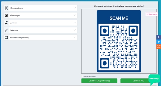 Simple and quick way to create QR codes - 5