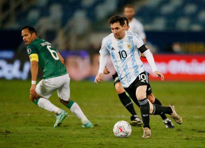 Messi đang bận tham dự Copa America 2021 cùng ĐT Argentina