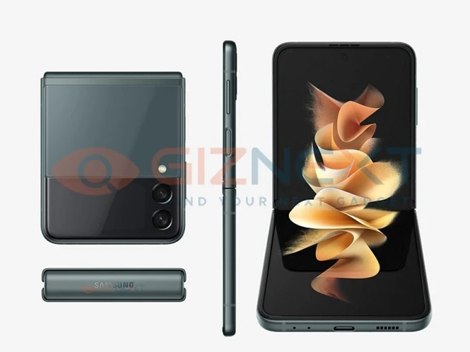 Ảnh concept Galaxy Z Flip 3.