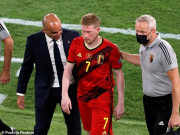 Bóng đá - De Bruyne rách dây chằng bị ép ra sân ở EURO, fan Man City đòi sa thải HLV Bỉ