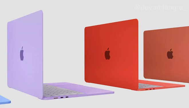 Ảnh concept&nbsp;MacBook Air 2021.