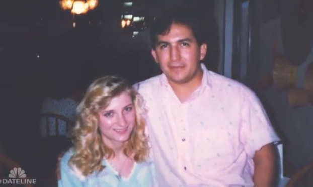 Vợ chồng Tina Tournai Sandoval và John Sandoval thời còn trẻ