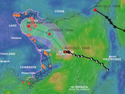 Tin tức trong ngày - Thông tin mới nhất về áp thấp nhiệt đới “kép” hoạt động trên Biển Đông