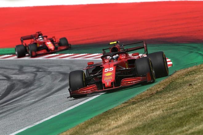 Ferrari có 2 cuộc đua trên đất Áo thành công nhờ vào chiến thuật